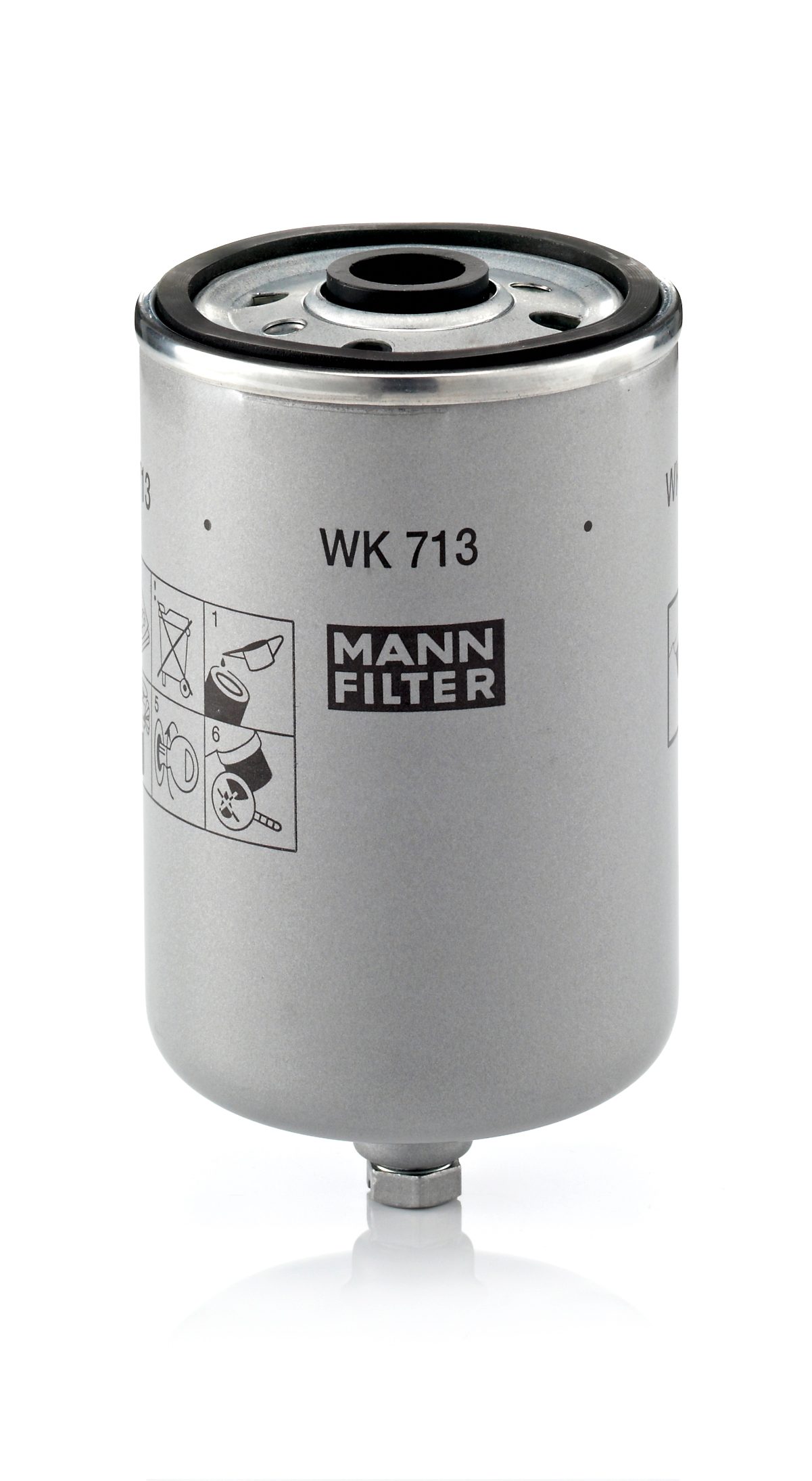 WK 713 - Yakıt Filtresi -  MANN FILTER